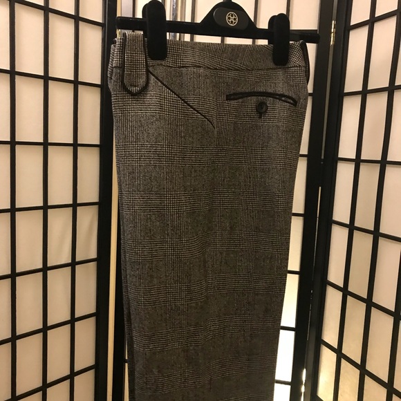 Per se checkered slacks. Beautiful details - Picture 3 of 4